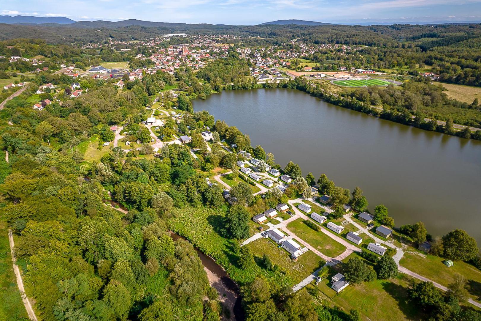 Camping Les Ballastieres - Vosges Du Sud Champagney المظهر الخارجي الصورة