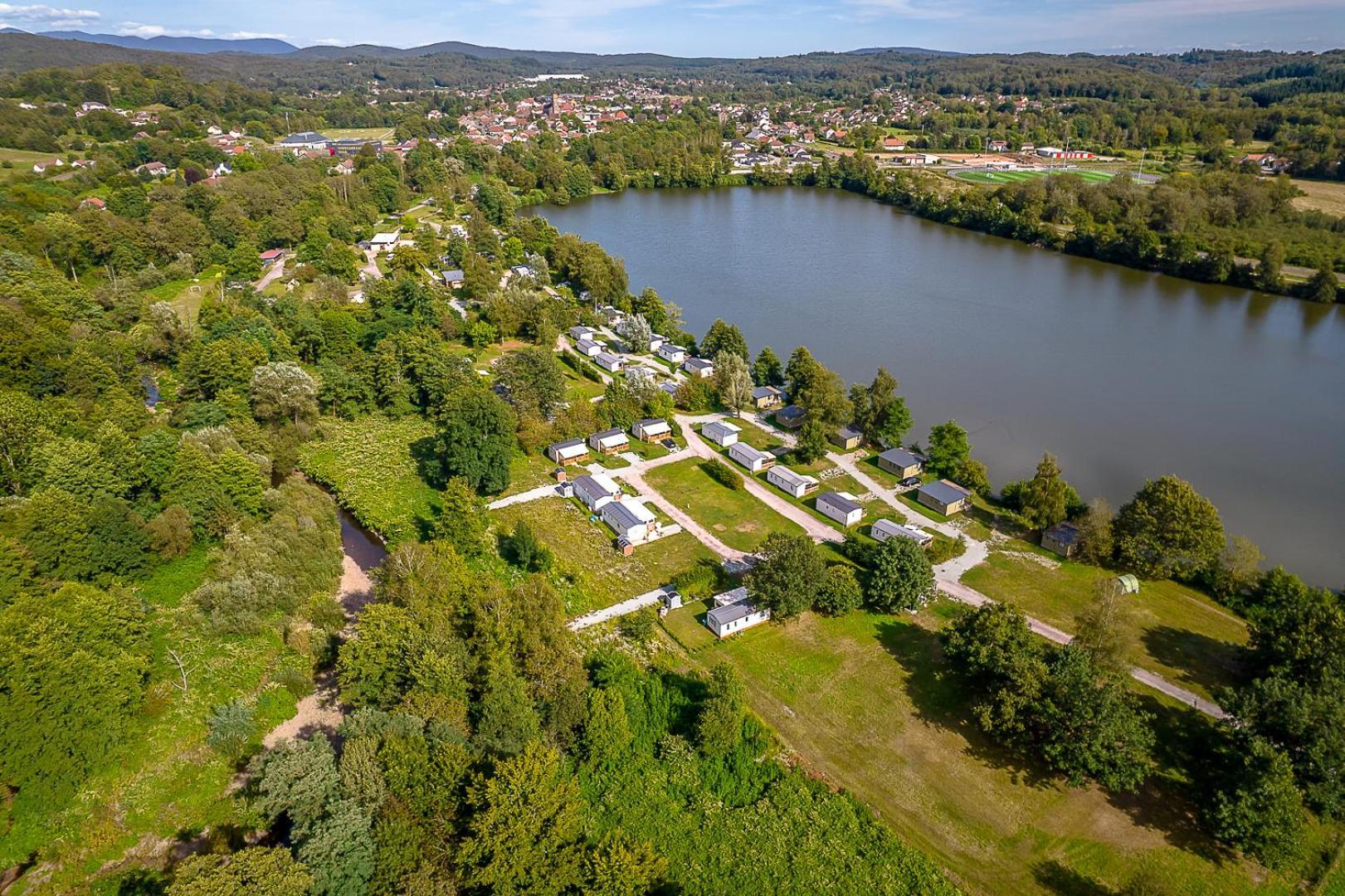 Camping Les Ballastieres - Vosges Du Sud Champagney المظهر الخارجي الصورة