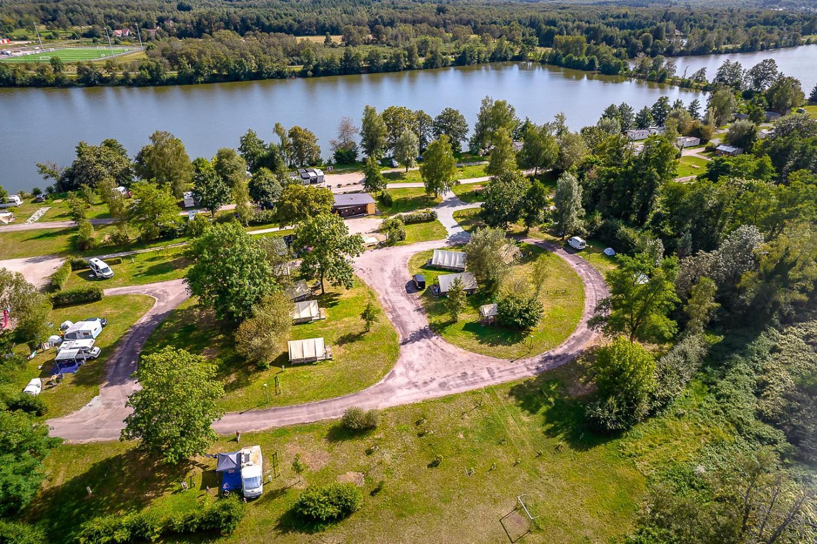Camping Les Ballastieres - Vosges Du Sud Champagney المظهر الخارجي الصورة